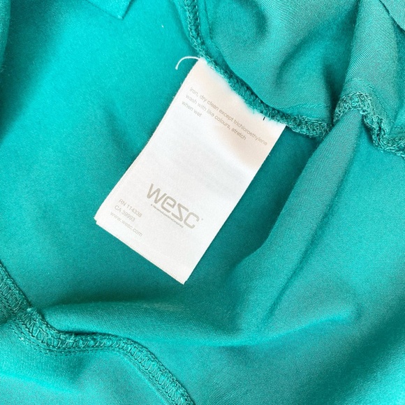 WEZC Green Beach Shirt Dress - Picture 6 of 12